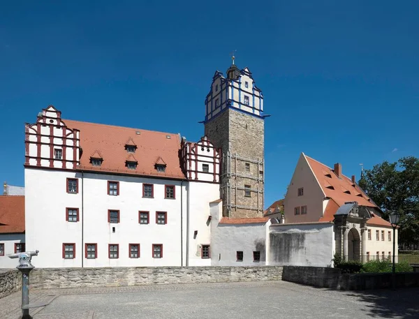 Schloss Bernburg Castle Bernburg Saxony Anhalt Germany Europe — стокове фото