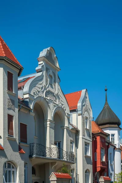 Art Nouveau Villa Gern Munique Baviera Alemanha Europa — Fotografia de Stock