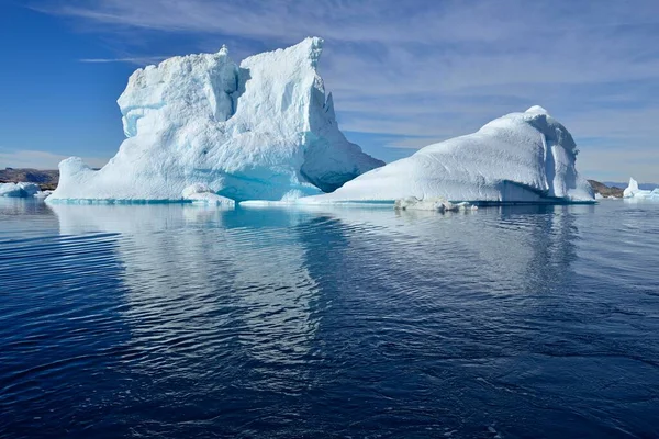 Iceberg Drifting Sermilik Fjord East Greenland Greenland North America — Stock Photo, Image