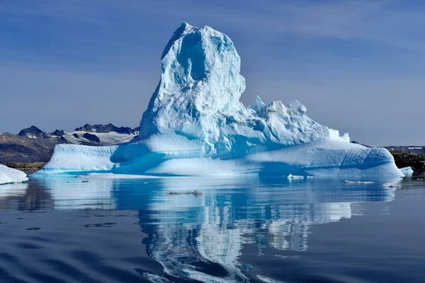Iceberg Alla Deriva Nel Fiordo Sermilik Groenlandia Orientale Groenlandia America — Foto Stock