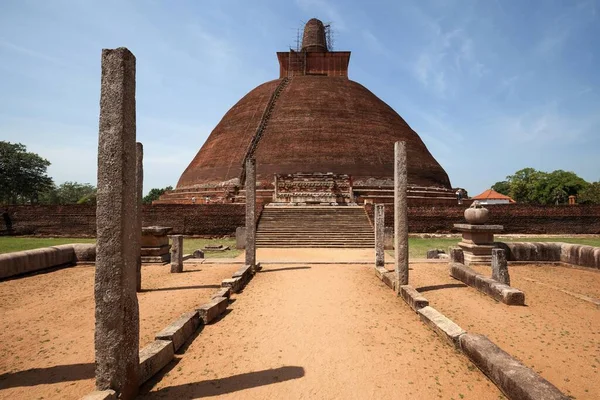 Jetavanaramaya Stupa Heliga Staden Anuradhapura Nordcentrala Provinsen Sri Lanka Asien — Stockfoto