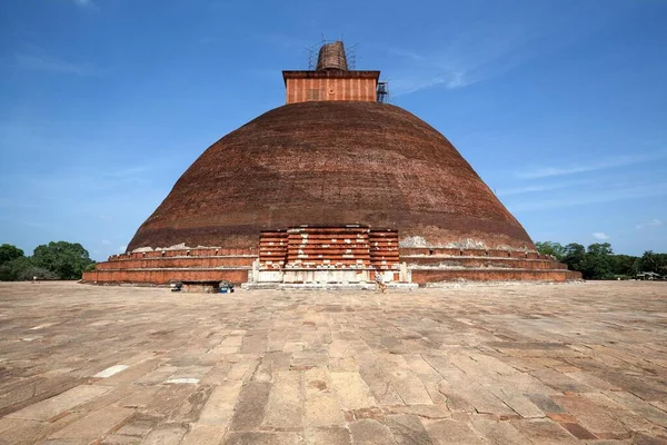 Jetavanaramaya Stupa Ville Sacrée Anuradhapura Province Centre Nord Sri Lanka — Photo