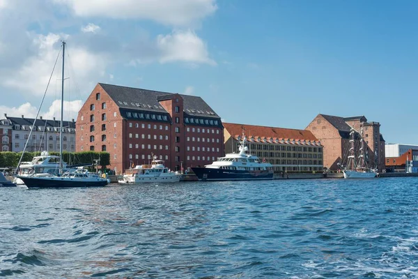 Storage Houses Yachts Inner Harbour Royal Cast Collection Right Copenhagen — Stock Photo, Image