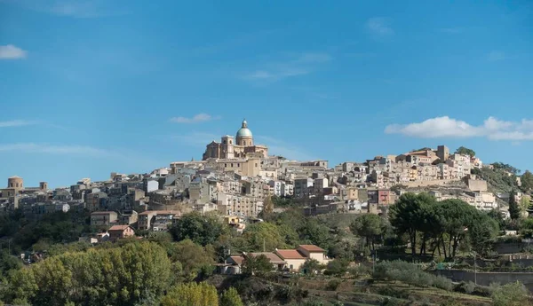 Вид Город Пьяцца Армерина Провинция Энна Сицилия Италия Европа — стоковое фото