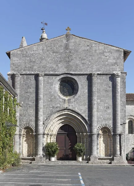 Saint Georges Román Templom Saint Georges Oleron Ile Oleron Oleron — Stock Fotó