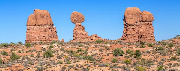 Rock Formációk Arches National Park Utah Usa Észak Amerika — Stock Fotó