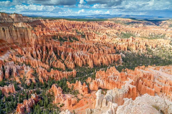 Formações Rochosas Hoodoos Chaminés Fadas Anfiteatro Bryce Canyon National Park — Fotografia de Stock