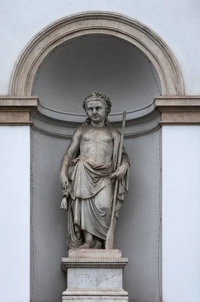 Statua Marmo Simbolo Del Fiume Traun Museo Albertina Vienna Austria — Foto Stock