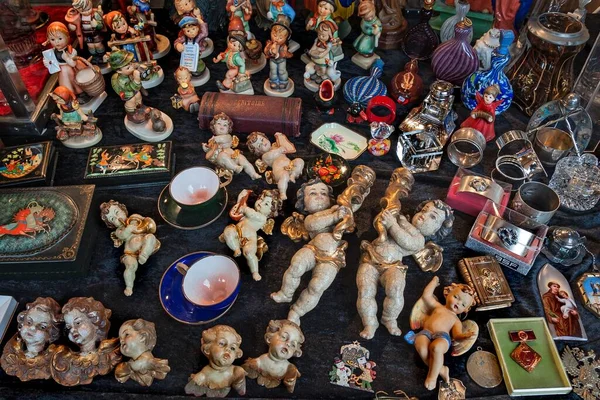 Hummel Figurines Auer Dult Munich Bavaria Germany Europe — Stockfoto