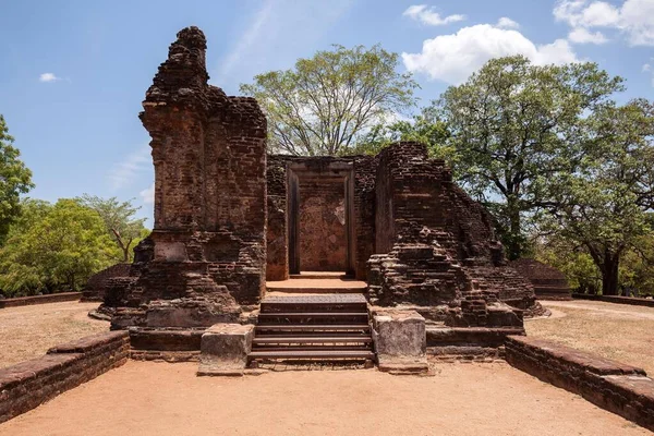 Potgul Vihara Zřícenina Chrámu Polonnaruwa Severní Centrální Provincie Srí Lanka — Stock fotografie