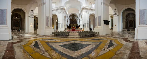 Interior Del Monasterio San Nicol Arena Catania Sicilia Italia Europa —  Fotos de Stock