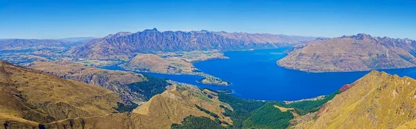 Ben Lomond Gölü Wakatipu Gölü Remarkables Queenstown Otago Bölgesi Güney — Stok fotoğraf