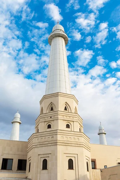 Minarett Sheikh Khalifa Nayan Mosque Shymkent South Region Kazakhstan Asia — 스톡 사진