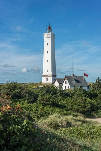 Lighthouse Blvandshuk Fyr Nordseebad Blvand Blvand Region Southern Denmark Denmark — Stockfoto