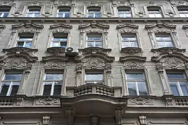 Fassade Mit Stuck Jahrhundert Rabensteig Wien Österreich Europa — Stockfoto