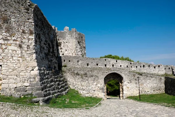 Κάστρο Μπεράτ Μπεράτ Αλβανία Ευρώπη — Φωτογραφία Αρχείου