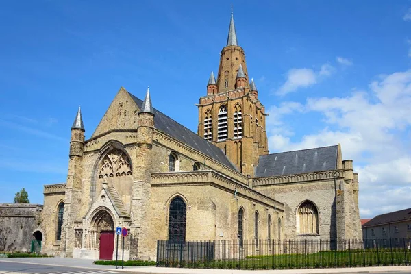 Notre Dame Church Calais France Europe — 图库照片