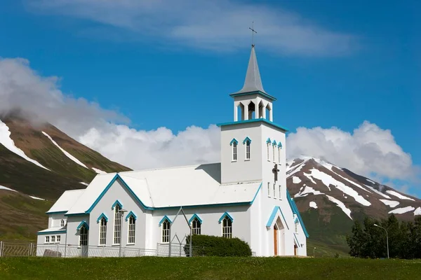 Church Dalvik Iceland Europe — 图库照片