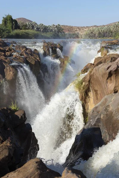 Epupa Falls Kunene River Kaokoland Namibia Afrika — Stockfoto