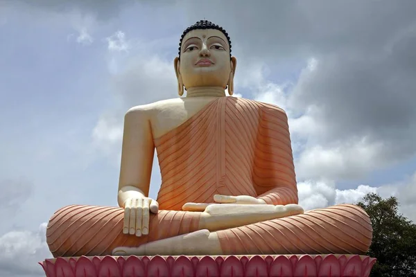 Sitzende Buddha Statue Kande Viharaya Tempel Aluthgama Westprovinz Sri Lanka — Stockfoto