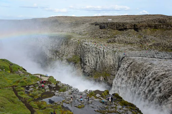 Dettifoss Waterval Noord Ijsland Ijsland Europa — Stockfoto