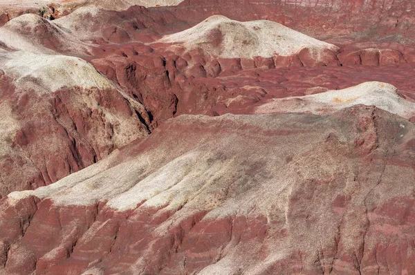 Κόκκινος Βράχος Πλούσιος Ορυκτά Στα Ορυχεία Του Rio Tinto Κοντά — Φωτογραφία Αρχείου