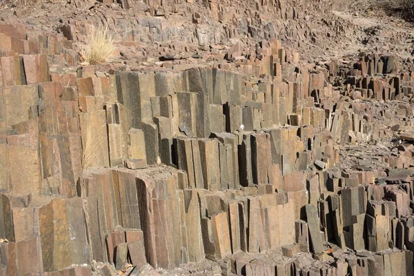 Orgelpfeifen Basaltsäulen Damaraland Namibia Afrika — Stockfoto