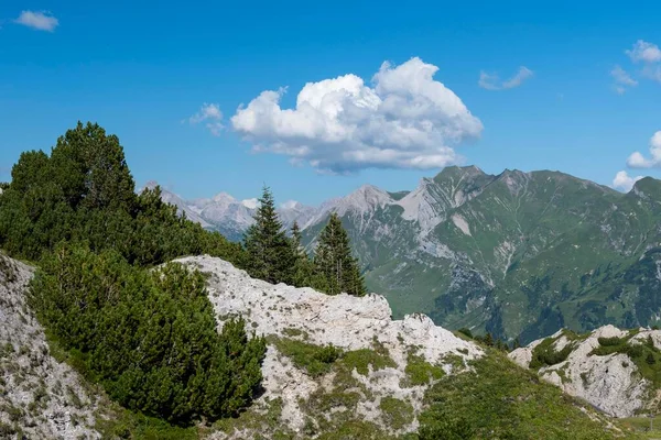 Gipslcher Doğa Rezervi Lechquellen Dağları Vorarlberg Avusturya Avrupa — Stok fotoğraf