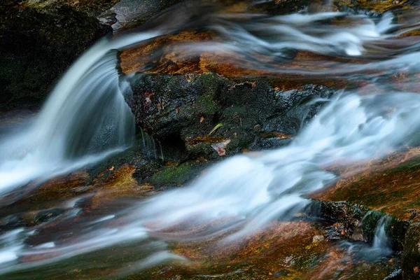 Cascata Steinerne Renne Monumento Naturale Sezione Valle Holtemme Hasserode Harz — Foto Stock