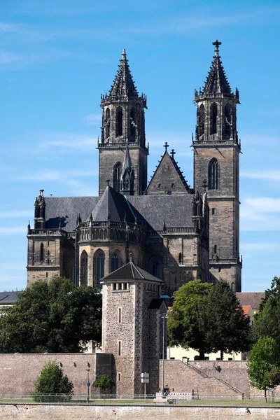 マクデブルク大聖堂 マクデブルク ザクセン アンハルト州 ドイツ ヨーロッパ — ストック写真