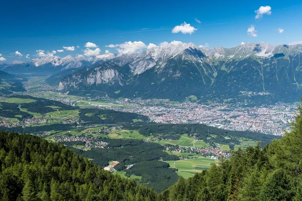 Vue Patscherkofel Chaîne Nord Des Alpes Innsbruck Tyrol Autriche Europe — Photo