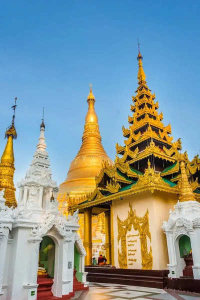 Arany Shwedagon Pagoda Sztúpa Sztúpa Shwedagon Paya Shwedagon Rangoon Mianmar — Stock Fotó