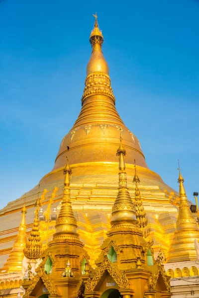 Arany Shwedagon Pagoda Sztúpa Sztúpa Shwedagon Paya Shwedagon Rangoon Mianmar — Stock Fotó