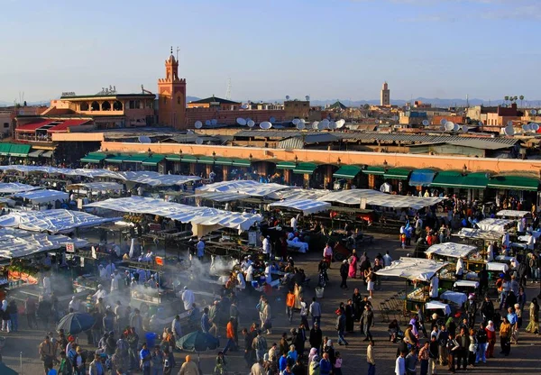 Djemma Fna Square Marrakech Marrakesh Morocco Africa — Stok fotoğraf