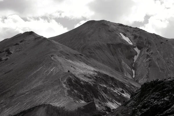 Black White Landscape Landmannalaugar Iceland — Foto de Stock