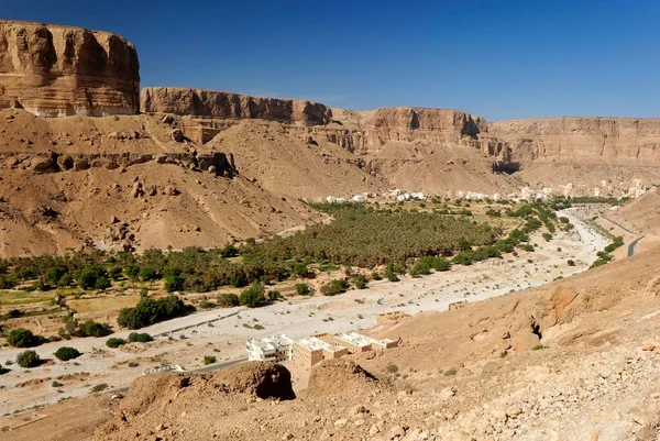 Village Khaylla Khaylah Wadi Doan Hadramaut Yemen Asia — Stock Photo, Image