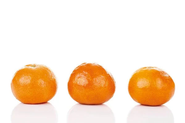 Three Mandarines Close View — Stockfoto
