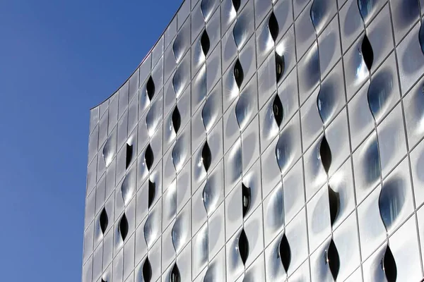 Elbe Philharmonic Hall Glass Facade Hafencity Hamburg Germany Europe — стокове фото