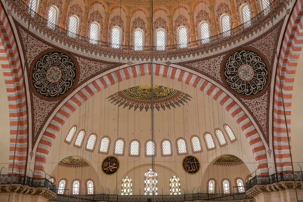 Interior View Suleymaniye Mosque Istanbul Turkey Asia — Foto de Stock