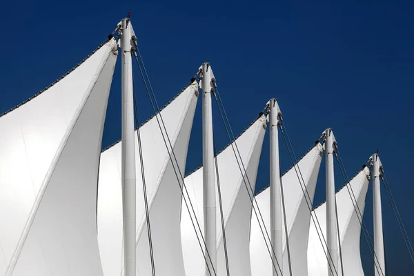 Detail Sail, fair and congress center Canada Place, architect Ed Zeidler, Vancouver, British Columbia Province, Canada, North America