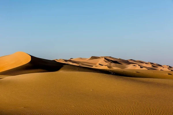 Sand Dunes Rub Khali Empty Quarter United Arab Emirates Asia — Foto de Stock