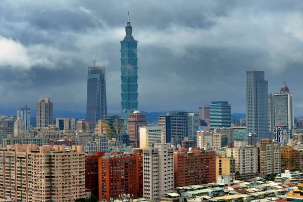 101 Nolu Bina Şehir Manzaralı Taipei Tayvan Asya — Stok fotoğraf