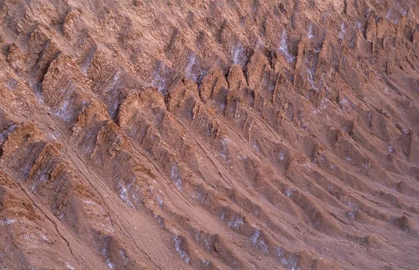 Formação Rochosa Valle Luna Deserto Atacama Chile América Sul — Fotografia de Stock