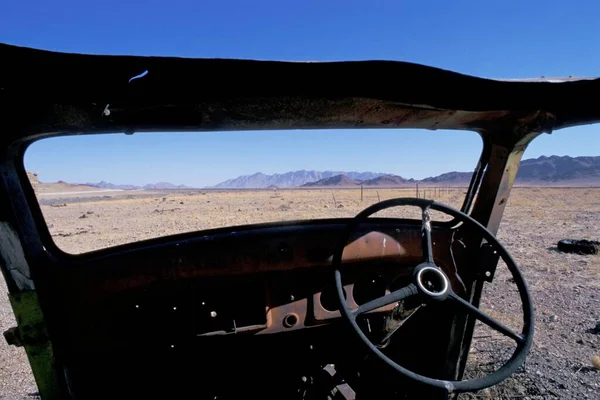 Rusted Car Chile Close View — Foto de Stock
