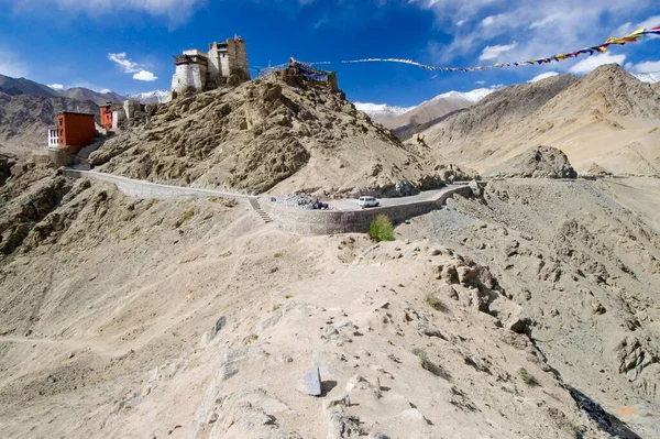 Fortaleza Montanhosa Velha Leh Ladakh Jammu Caxemira Índia Ásia — Fotografia de Stock