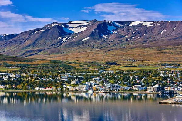 Лижний Курорт Гларфьел Поблизу Акурейрі Ісландія Європа — стокове фото
