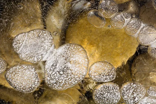 Burbujas Piedras Congeladas — Foto de Stock