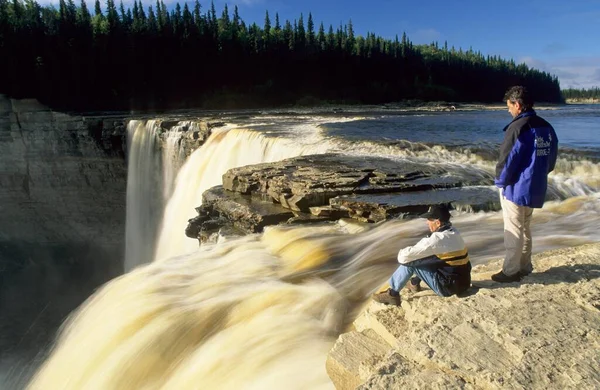 Alexandra Falls Hay River Northwest Territories Canada North America — Stock Photo, Image