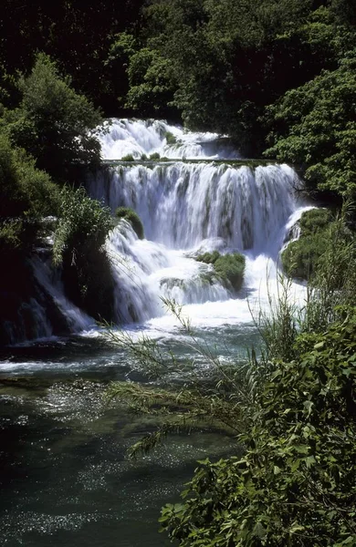 Waterfall Krka National Park — Stock Photo, Image