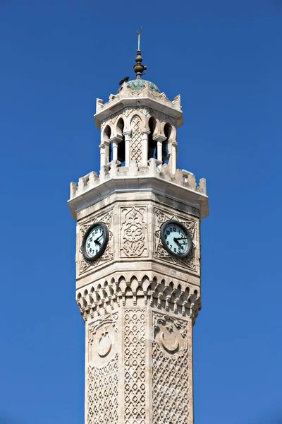 Konak Clock Tower Izmir เอเช — ภาพถ่ายสต็อก